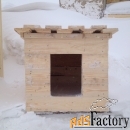 Собачьи будки, конуры из натурального дерева