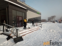 уборка снега с территории и кровли. вывоз снега. без выходных.