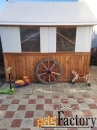 Деревянные колеса для  интерьера дачи, дома, объектов отдыха иобщепита