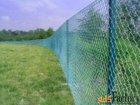 заборы из сетки рабица