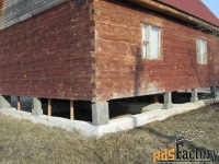 подъем домов реставрация замена фундаментов