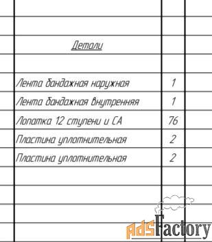 Диафрагма ступеней компрессора С2001 Elliott