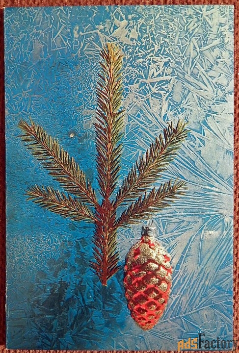 Двойная открытка. Фото Березина. 1971 год