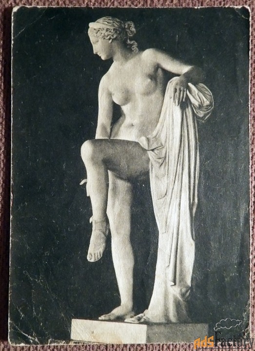 Открытка. И. Витали. Венера. Скульптура. Русский музей. 1949 год