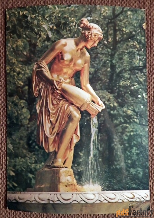 Открытка. Петродворец Данаида. 1979 год