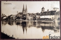 Антикварная открытка Резенбург. Панорама (Германия)