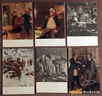 Набор открыток «Л.Н. Толстой в иллюстрациях  художников». 1954 год