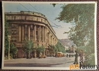 Открытка Тбилиси. Площадь Ленина. 1959 год