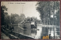 Антикварная открытка Омиси. Река Сомма. Великий поворот. Франция