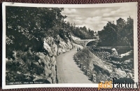 Открытка Хускварна. Дорога из Одалсвегена. Швеция. 1920-30-е годы