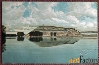 Антикварная открытка Волга. Царь курган