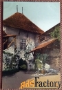 Антикварная открытка Шильонский замок. Двор Чести герцога Савойского
