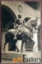 Антикварная открытка Конная бронзовая статуя Бартоломео Коллеони