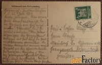 Антикварная открытка Миттенвальд. Германия