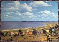 Открытка Калининская область. Озеро Селигер. 1977 год
