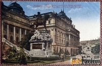 Будапешт. Памятник Евгению Савойскому у Королевского дворца