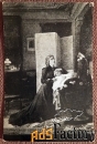 Антикварная открытка Горе матери