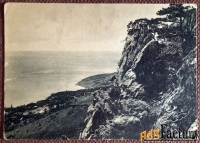 Открытка Крым. Скалы над Алупкой. 1930-е годы