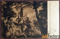Антикварная открытка. Веронезе Похищение Европы
