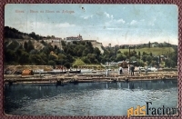 Антикварная открытка Киев. Вид на Киев с Днепра