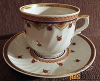 Кофейная пара. Рига. Рижский фарфорово-фаянсовый завод. СССР