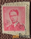 Марка. 6 франков. Бельгия