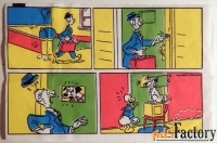Вкладыш от жевательной резинки Donald. Дональд. Дисней. Дональд Дак