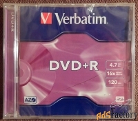 Диск Verbatim DVD + R. 16 х 4,7 Gb. Индия. Запечатан