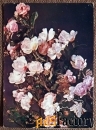 Открытка. Роза. Японская розовая. Цветы. 1983 год