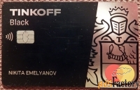 Банковская карта. Тинькофф. Tinkoff. Black