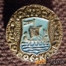 Значок СССР. Золотое кольцо. Кострома