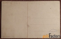 Антикварная открытка. Перед балом. Девушка. Ню