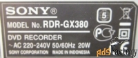 DVD Recorder Sony RDR-GX380 донор