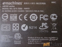 Нетбук E Mashines на запчасти