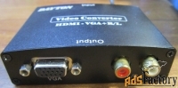 Конвертер hdmi в VGA+RCA