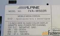 Автомагнитола Alpine 2 DIN