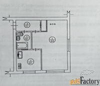 1 - комн.  квартира, 30,9 м², 1/4 эт.