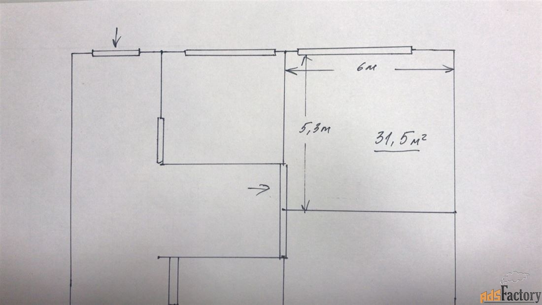 торговое помещение, 100 м²