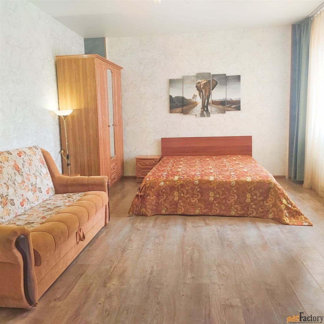1 - комн. квартира, 47 м², 2/17 эт.