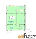1 - комн.  квартира, 53 м², 5/9 эт.