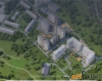 2 - комн.  квартира, 35.85 м², 4/13 эт.