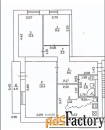 3 - комн.  квартира, 66 м², 1/3 эт.