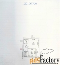 1 - комн.  квартира, 39.5 м², 20/24 эт.