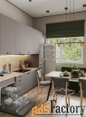 2 - комн.  квартира, 39 м², 3/16 эт.