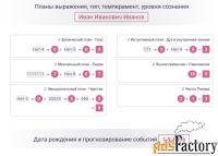 Большой онлайн -калькулятор для нумеролога