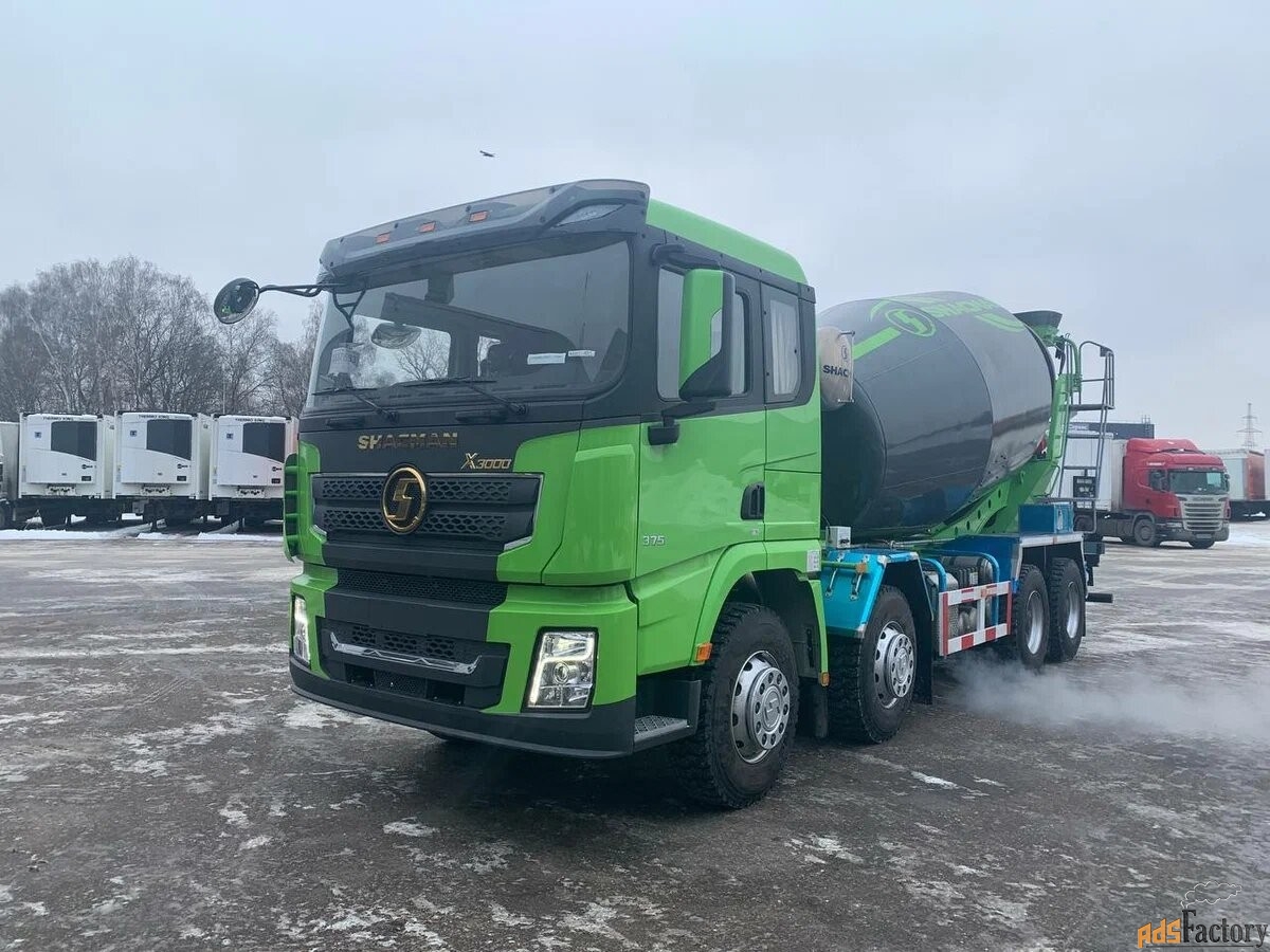 Автобетоносмеситель SHACMAN X3000, Restyling, 8х4, объём 12 м3, Euro V