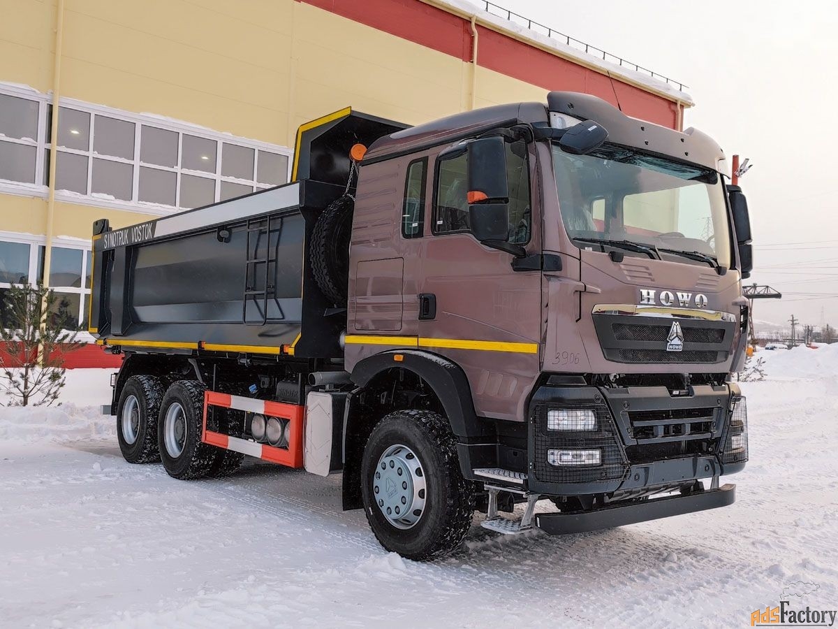 Самосвал HOWO T5G, кабина Restyling, 6х4, кузов U-образный, объём 2