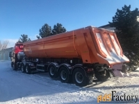 Газовый тягач DAYUN CGC4250, LNG, 6х4 с самосвальным полуприцепом