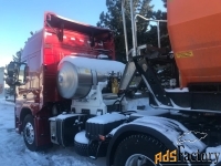 Газовый тягач DAYUN CGC4250, LNG, 6х4 с самосвальным полуприцепом