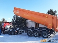 Газовый тягач DAYUN CGC4250, LNG, 6х4 с самосвальным полуприцепом